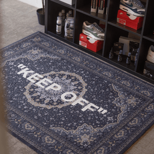 a rug on the floor
