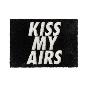 Sneaker vloerkleed - Kiss My Airs Zwart - Sneaker Essentials