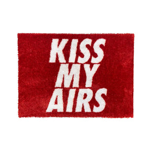 Sneaker vloerkleed - Kiss My Airs Rood - Sneaker Essentials