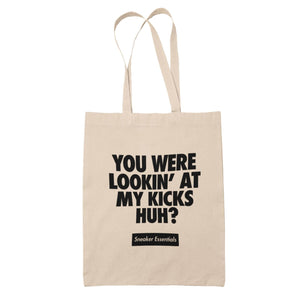 Tote Bag - looking at my kicks huh?