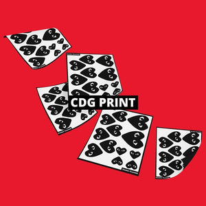 CDG designer print - stencil voor het customizen - 1x A5 - Sneaker Essentials