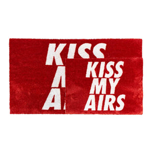 Sneaker vloerkleed - Kiss My Airs Rood - Sneaker Essentials