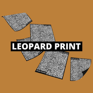Leopard print - stencil voor het customizen - 1x A4 + 1x A5 - Sneaker Essentials