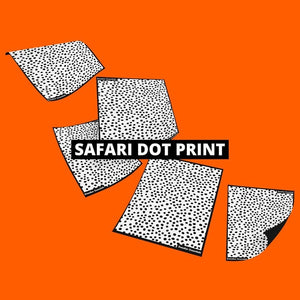 Safari dots print - stencil voor het customizen - 2x A5 - Sneaker Essentials