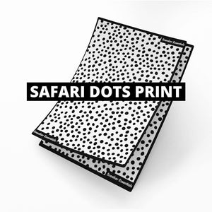 Safari dots print - stencil voor het customizen - 2x A5 - Sneaker Essentials
