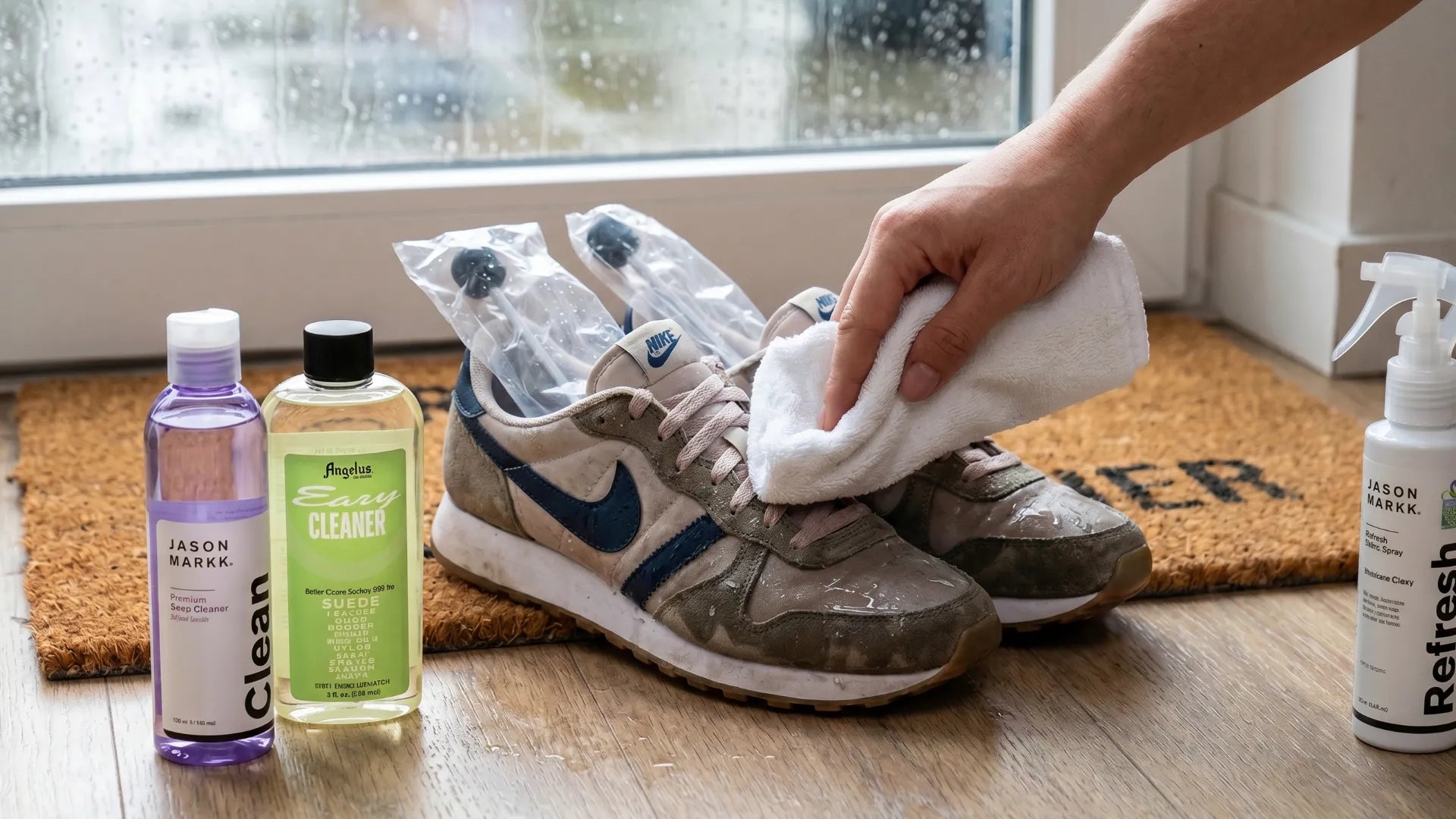 Eerste hulp bij natte schoenen: wat te doen na een flinke regenbui