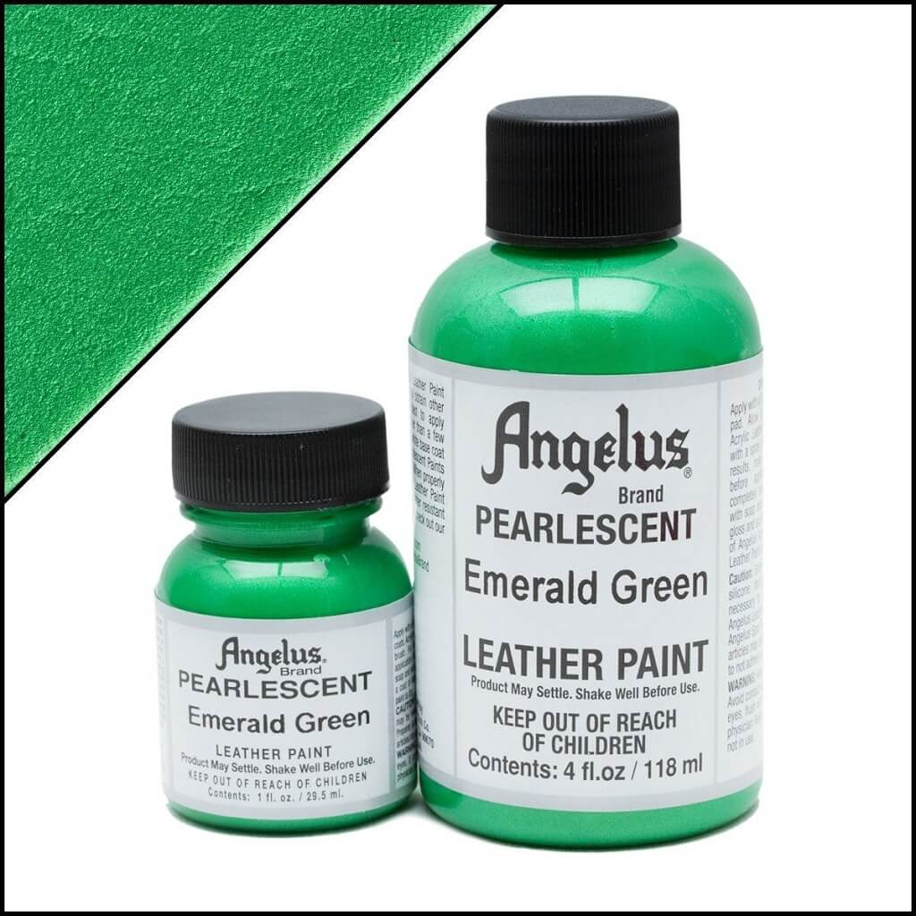 Angelus Brand - Parelmoer Leerverf - Smaragd Groen - Sneaker Essentials