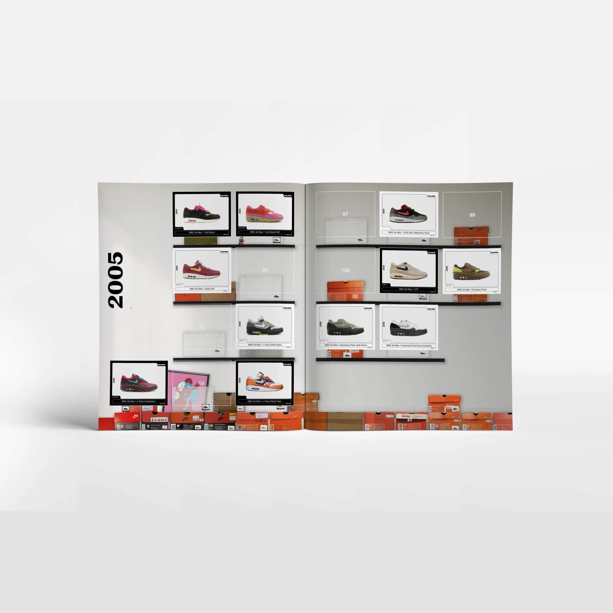 Colors Sneakers - 40 Years of Air Max 1 stickerpack - Sneaker Essentials