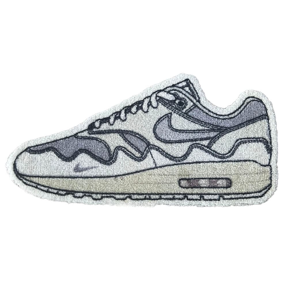 Sneaker Essentials - Cutout vloerkleed - Air Max 1 - Patta Wave White Small - Sneaker Essentials
