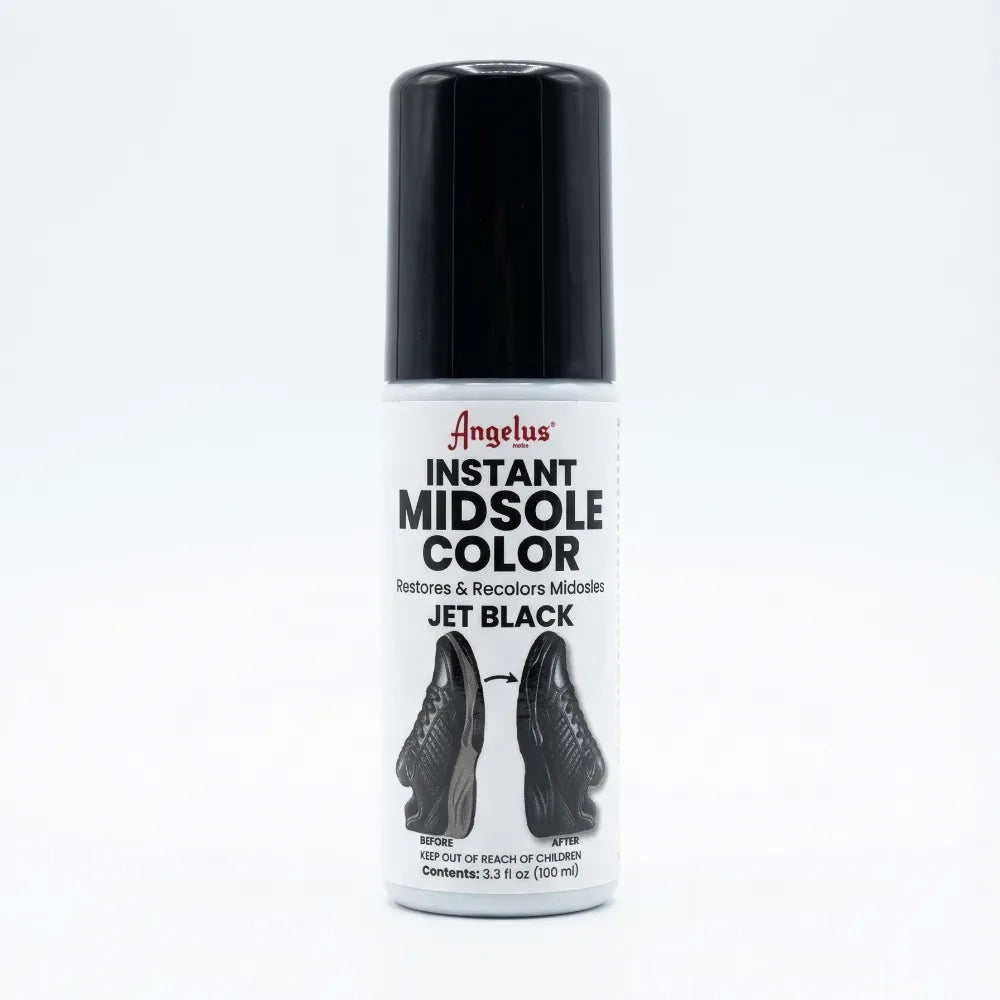 Angelus Instant Midsole Color - Jet Black (100ml) - Sneaker Essentials