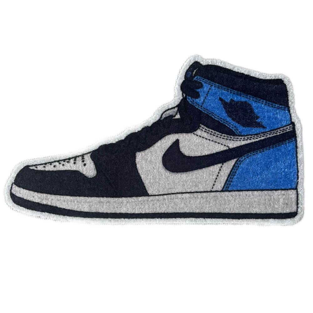 Sneaker Essentials - Cutout vloerkleed - Air Jordan 1 Hi - Obsidian Medium - Sneaker Essentials