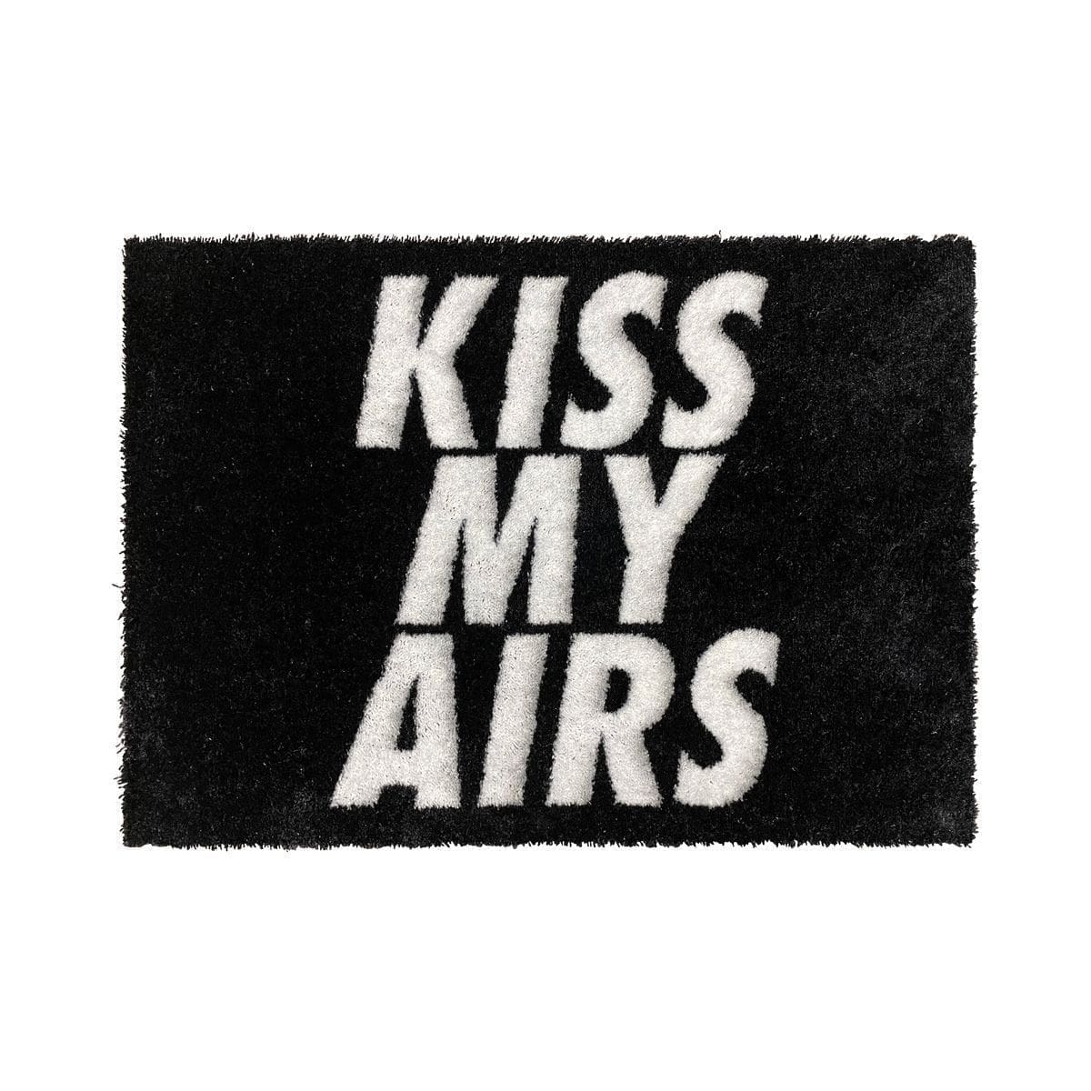 Sneaker vloerkleed - Kiss My Airs Zwart - Sneaker Essentials