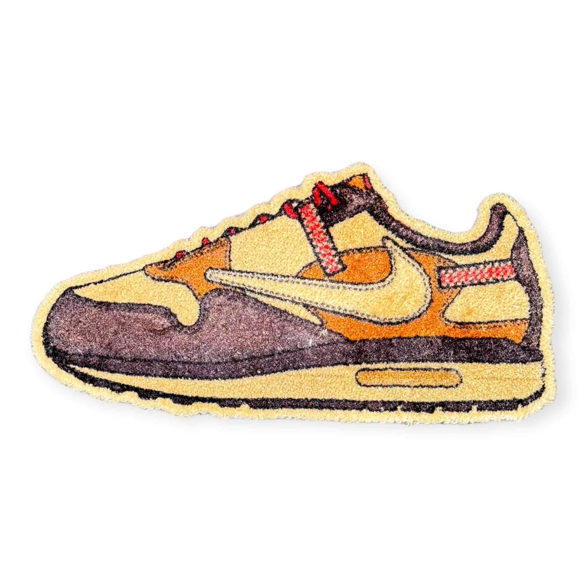 Sneaker Essentials - Cutout vloerkleed  - Air Max 1 - Travis Scott Baroque Brown Small - Sneaker Essentials