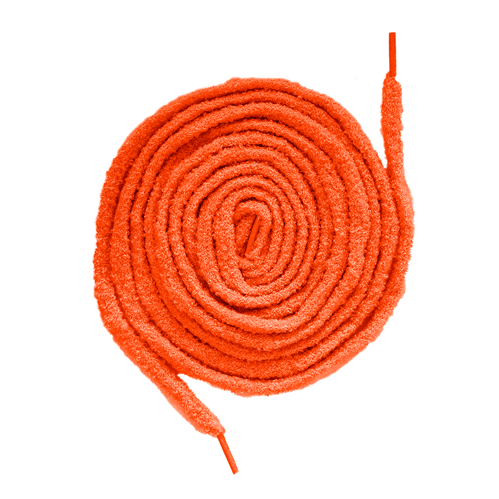Sneaker Essentials - Premium laces - Fluffy - Oranje