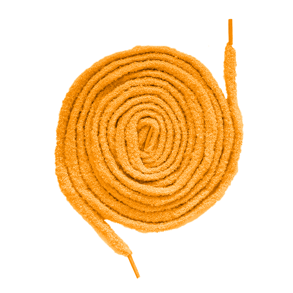 Sneaker Essentials - Premium laces - Fluffy - Geel