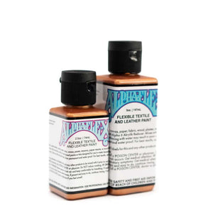 Alpha 6 - Alphaflex flexibele textiel- en leerverf - Metallic brons