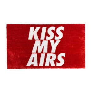 Sneaker vloerkleed - Kiss My Airs Rood - Sneaker Essentials
