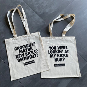 Sneaker Essentials Tote Bag - looking at my kicks huh? - Sneaker Essentials