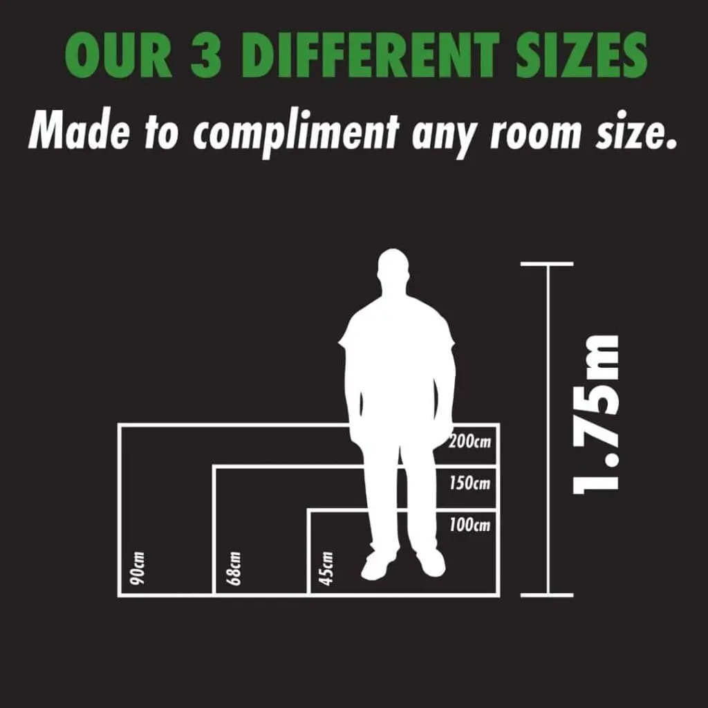 des tailles différentes