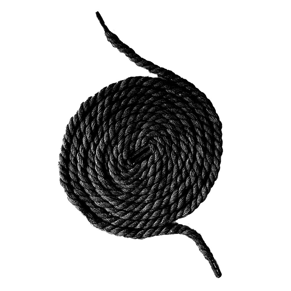 Sneaker Essentials - Lacets premium - Cordes - Noir