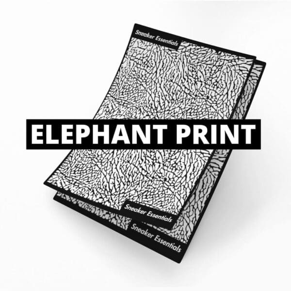 Elephant Print Double White
