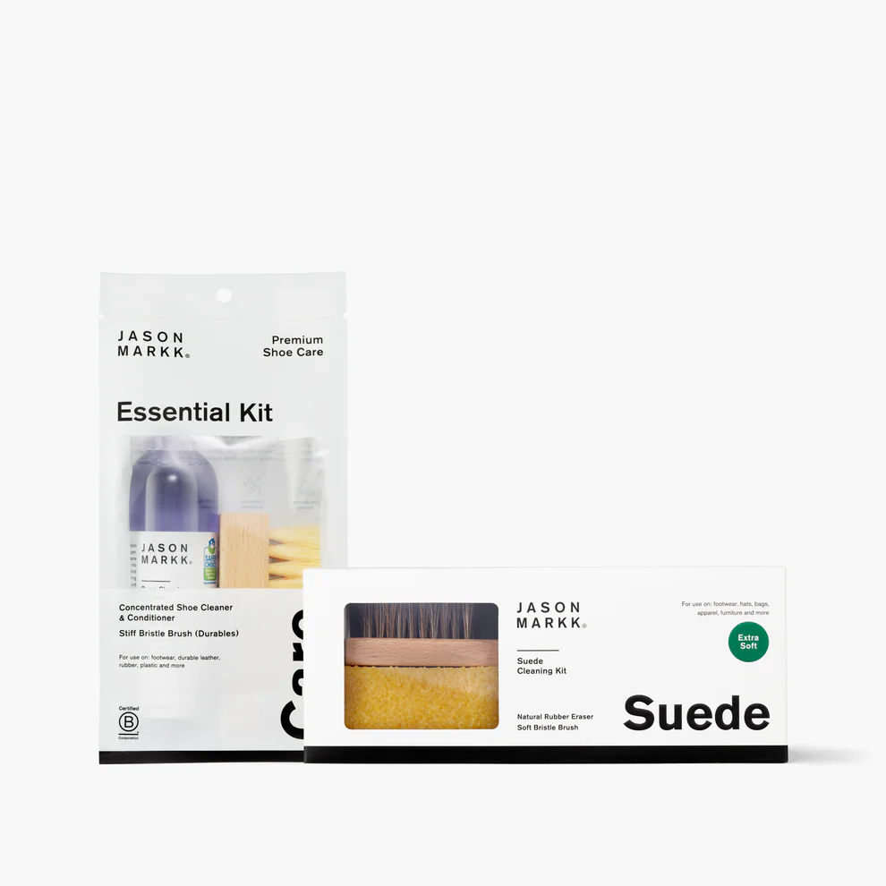 Jason Markk Essential Suede Bundle: kit completo para el cuidado de gamuza y nobuk